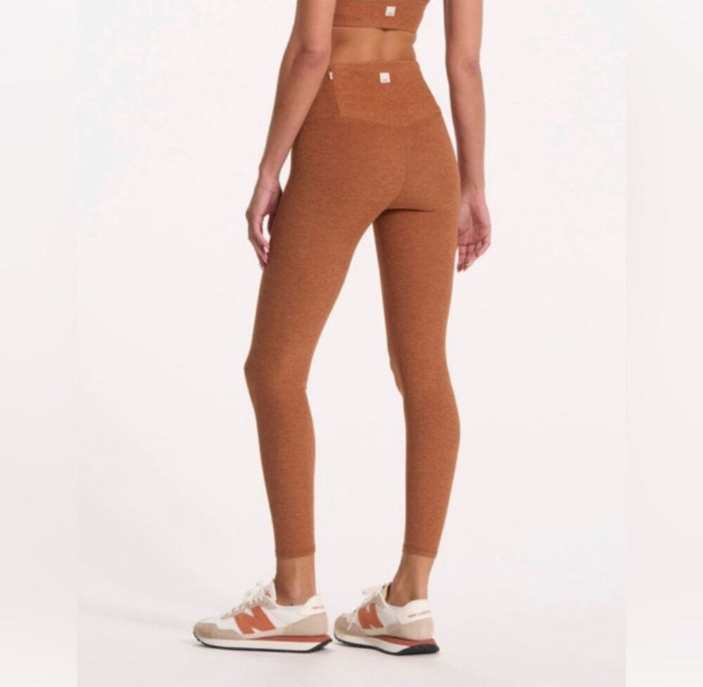 Womens Vuori Clean Elevation Legging Tan Size S EUC!